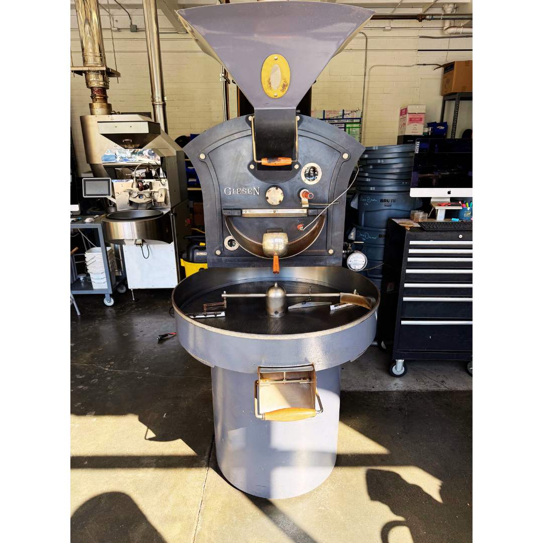 2012 15kg Giesen W15 used coffee roaster front view