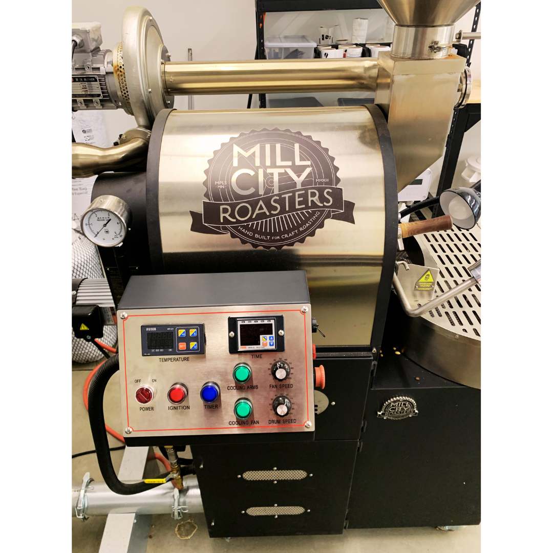 2024 3kg Mill City Roaster MCR-3 used coffee roaster left side
