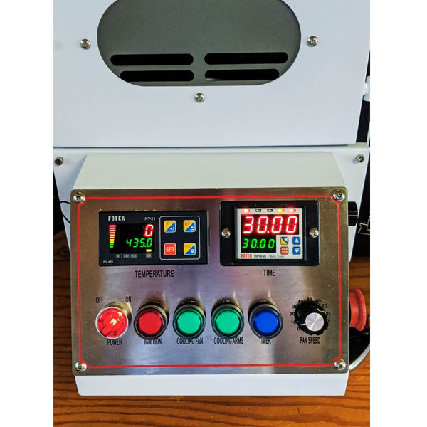 2021 Mill City MCR-1 used coffee roaster control panel