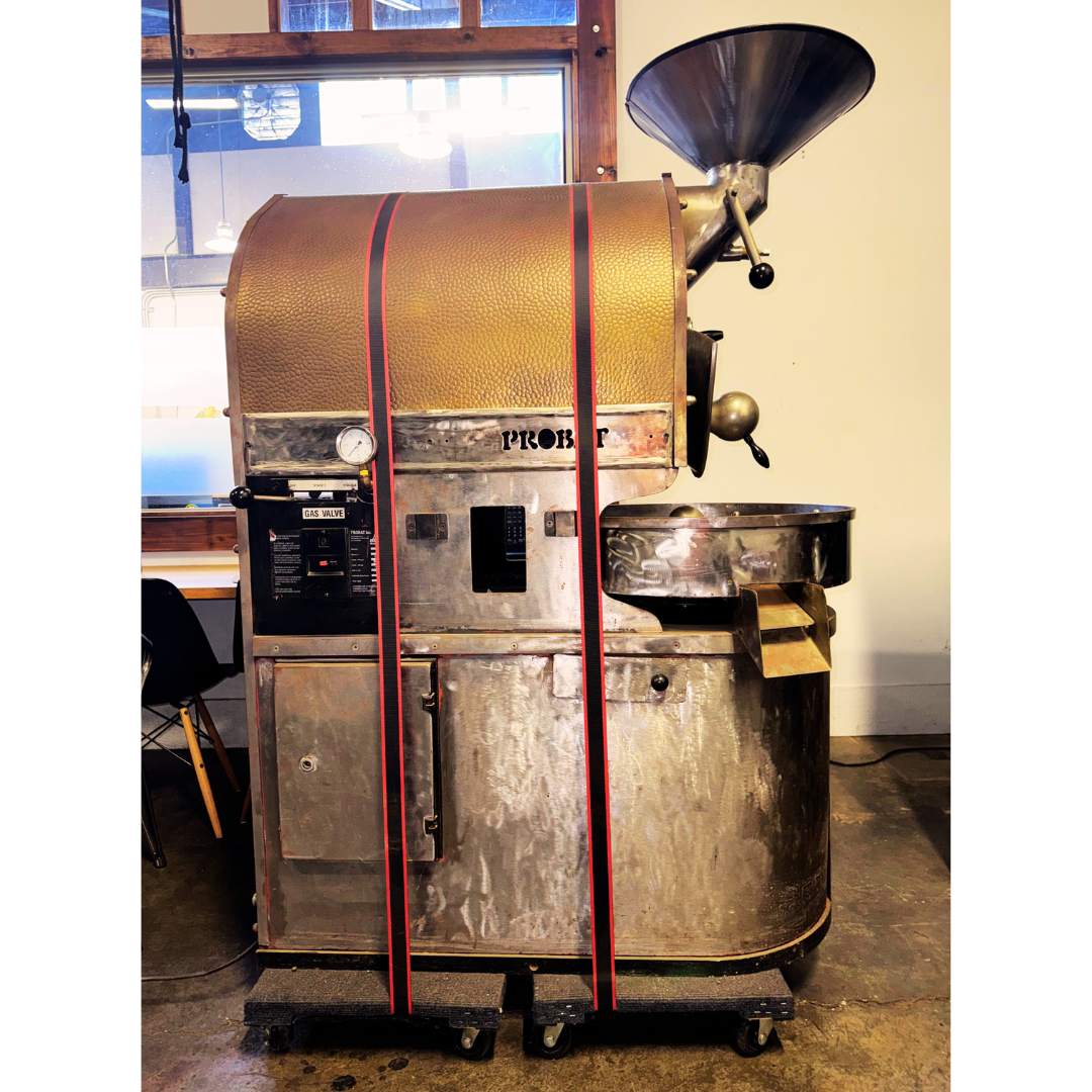 1986 5kg Probat L5 used coffee roaster left side