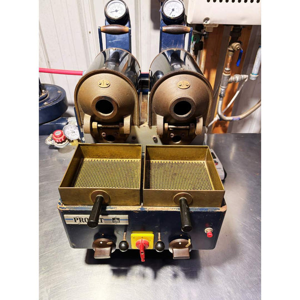 Used Coffee Sample Roaster - Double Barrel Gas - Probat BRZ2 - 1987 - Stock S0749