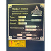 1987 1kg Probat BRZ-2 used sample coffee roaster info plate