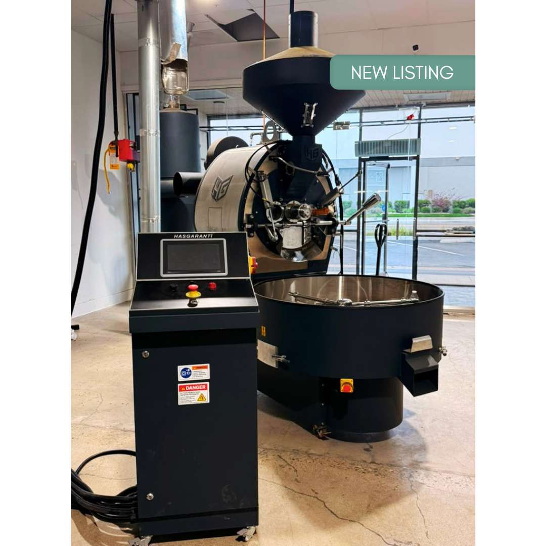 30kg Used Coffee Roaster - Hasgaranti HSR 30 Industrial Coffee Roasting System - Stock S0751