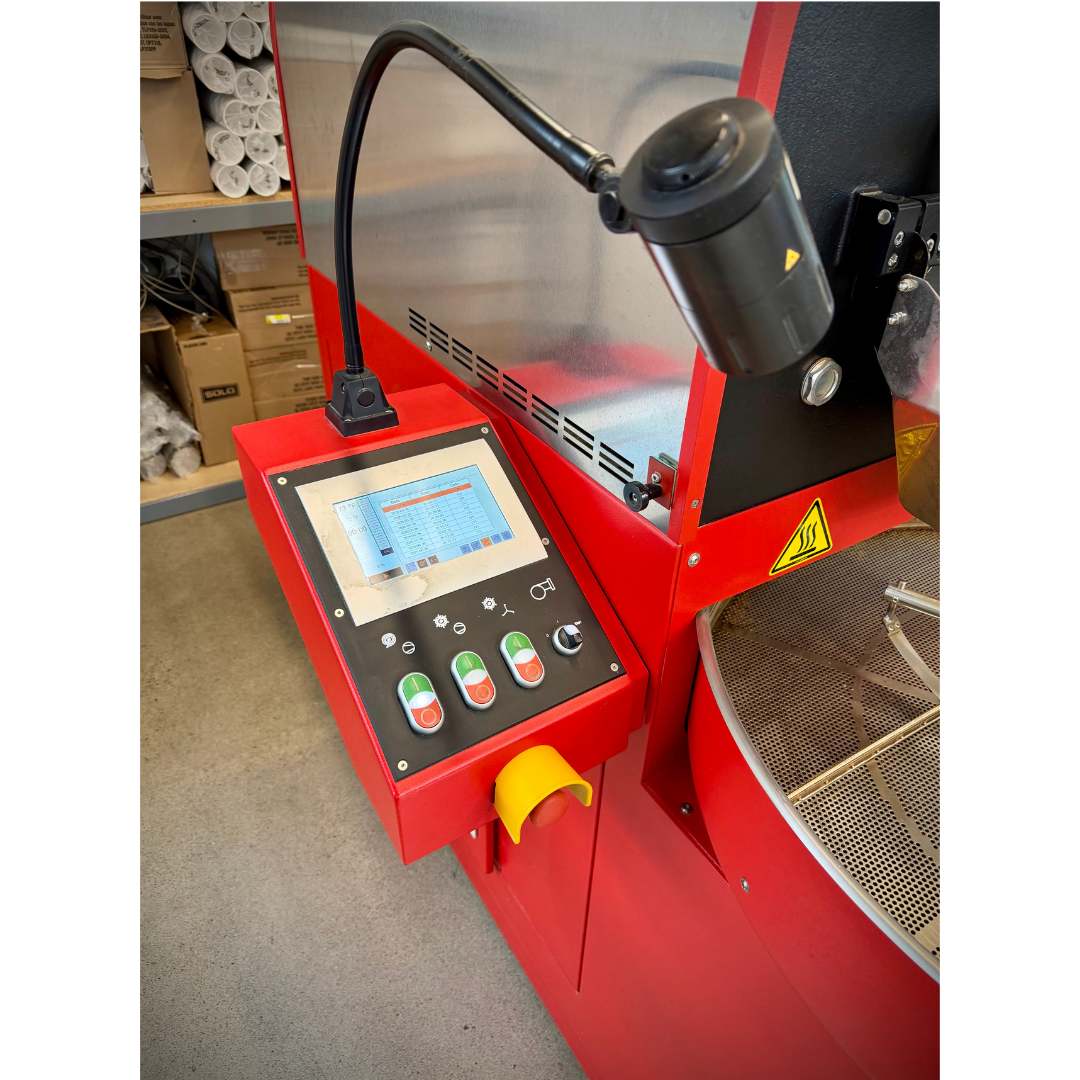 12kg Probat P12-2 Used Coffee Roasting Machine and Matching Loader - 2018 - Extreme Low Use - Stock S0768