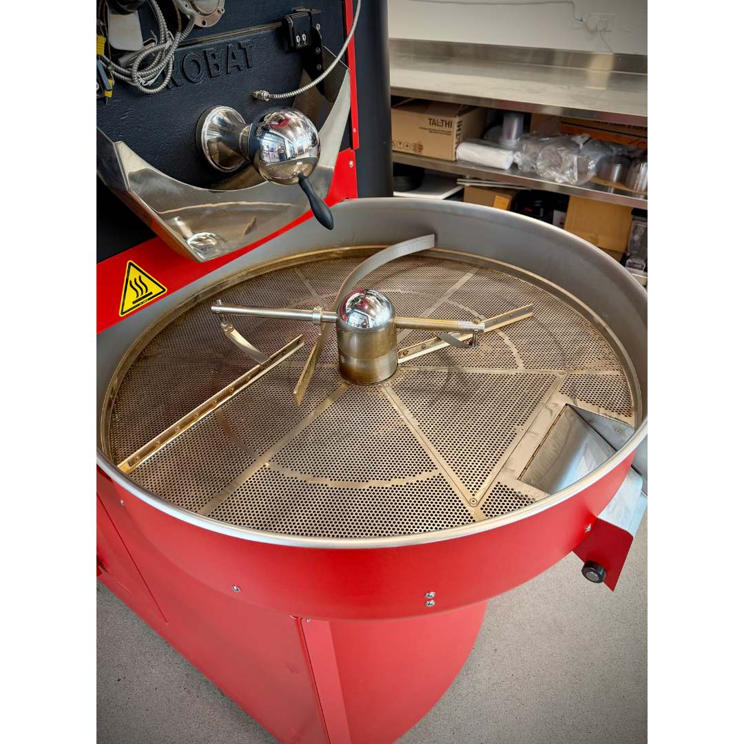 12kg Probat P12-2 Used Coffee Roasting Machine and Matching Loader - 2018 - Extreme Low Use - Stock S0768
