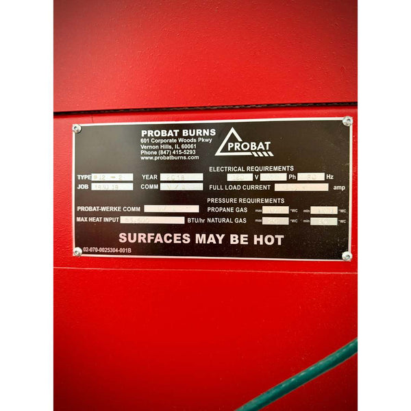 12kg Probat P12-2 Used Coffee Roasting Machine and Matching Loader - 2018 - Extreme Low Use - Stock S0768