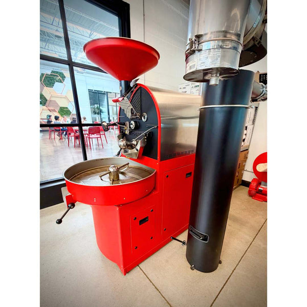 12kg Probat P12-2 Used Coffee Roasting Machine and Matching Loader - 2018 - Extreme Low Use - Stock S0768