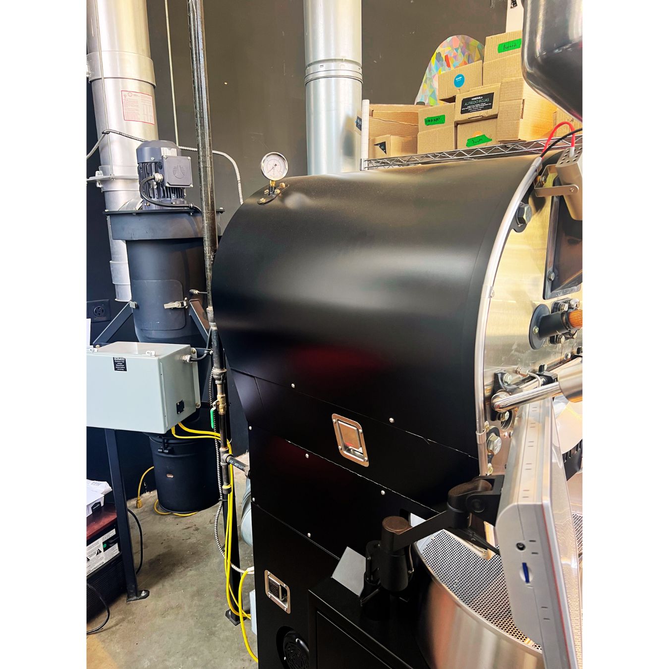 2014 12kg Diedrich IR-12 used coffee roaster side