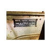 11kg Royal #5 used coffee roaster info plate