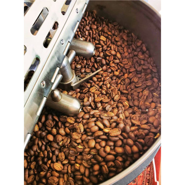2018 1kg Mill City Roaster used coffee roaster beans in cooler tray