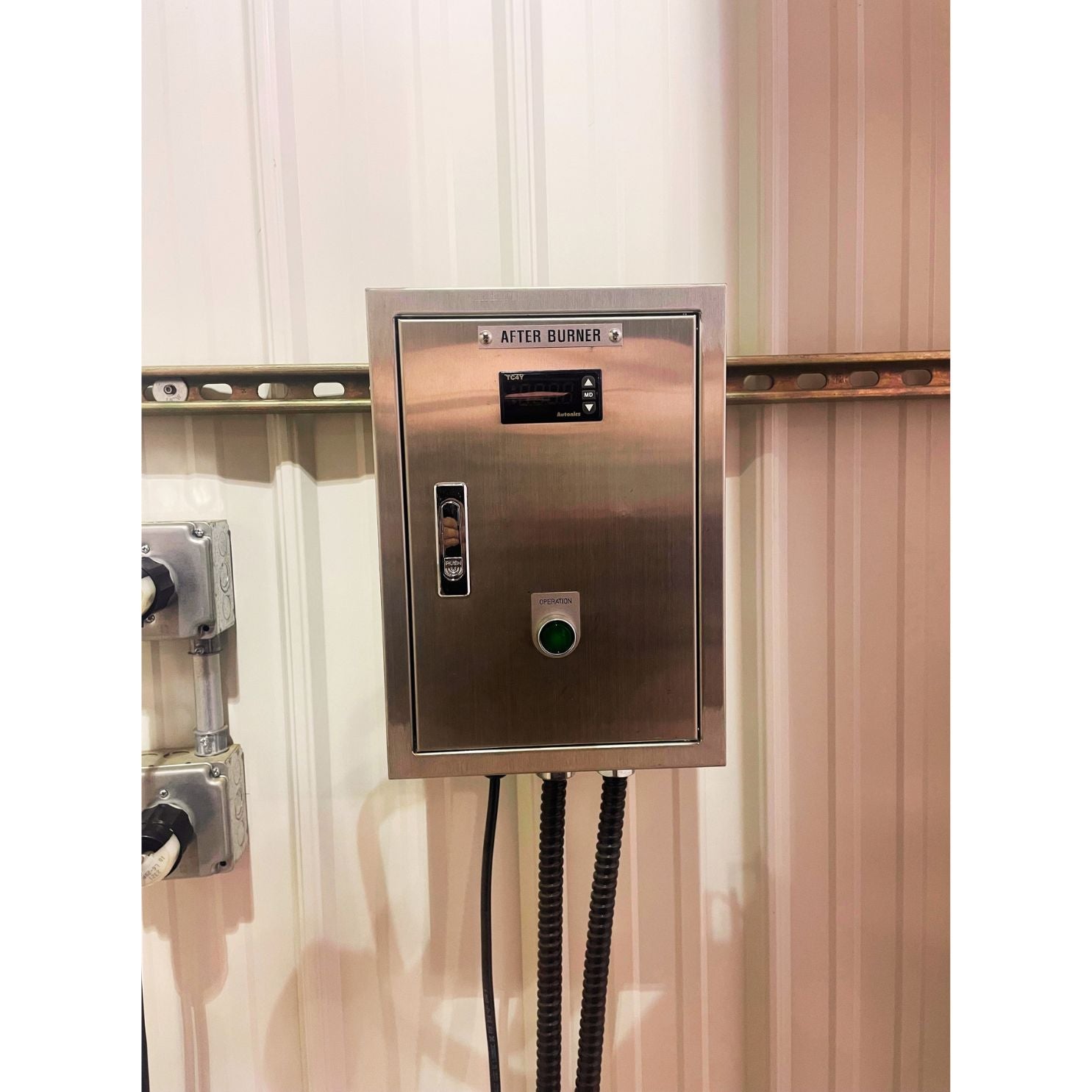 2019 10kg Mill City Roasters NC010-G used coffee roaster afterburner control panel