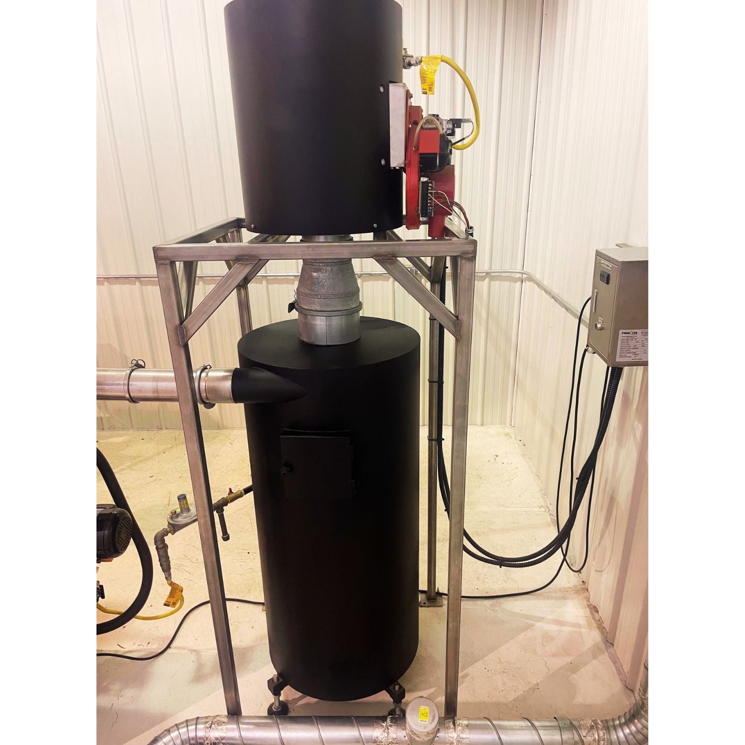 2019 10kg Mill City Roasters NC010-G used coffee roaster external chaff collector