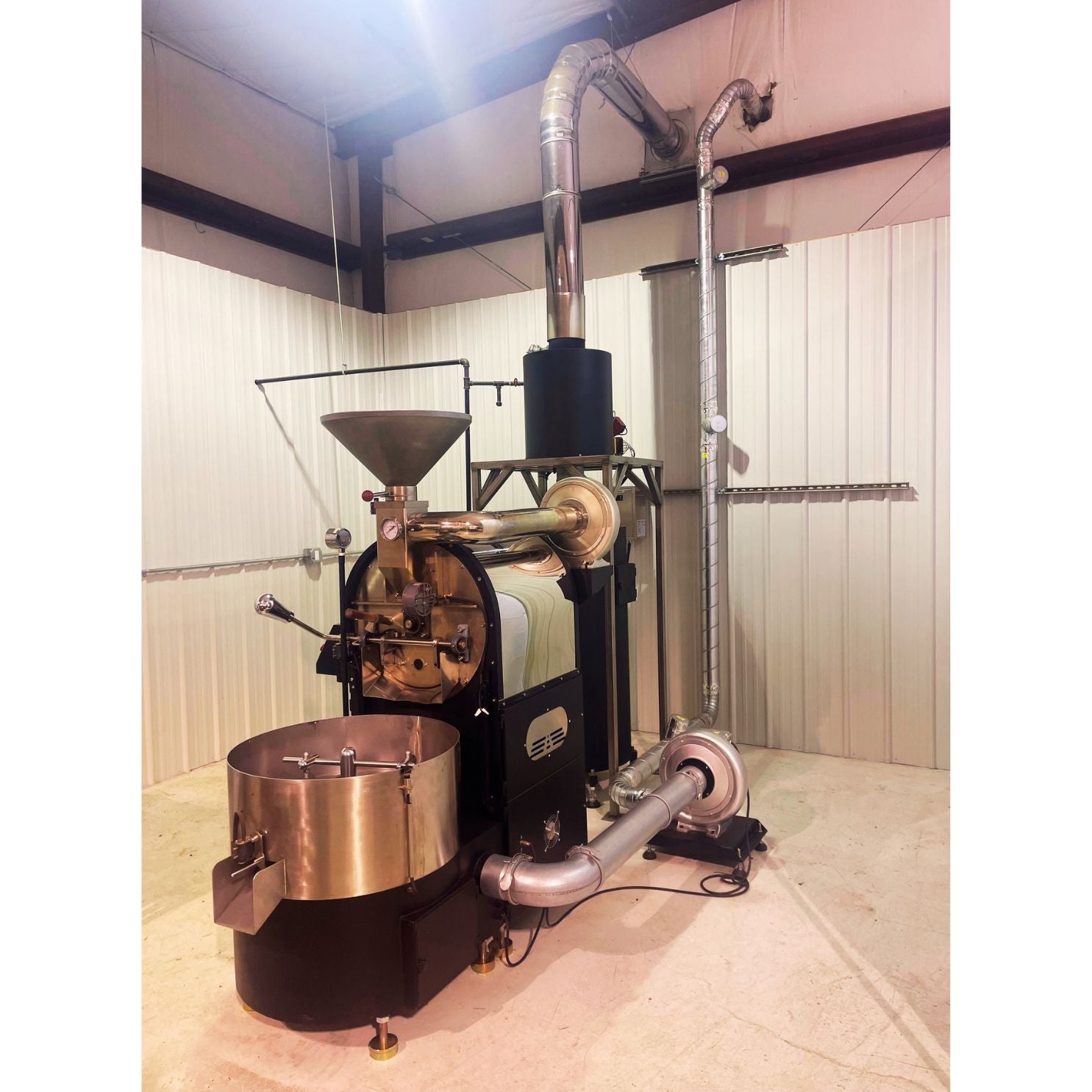 2019 10kg Mill City Roasters NC010-G used coffee roaster right angle