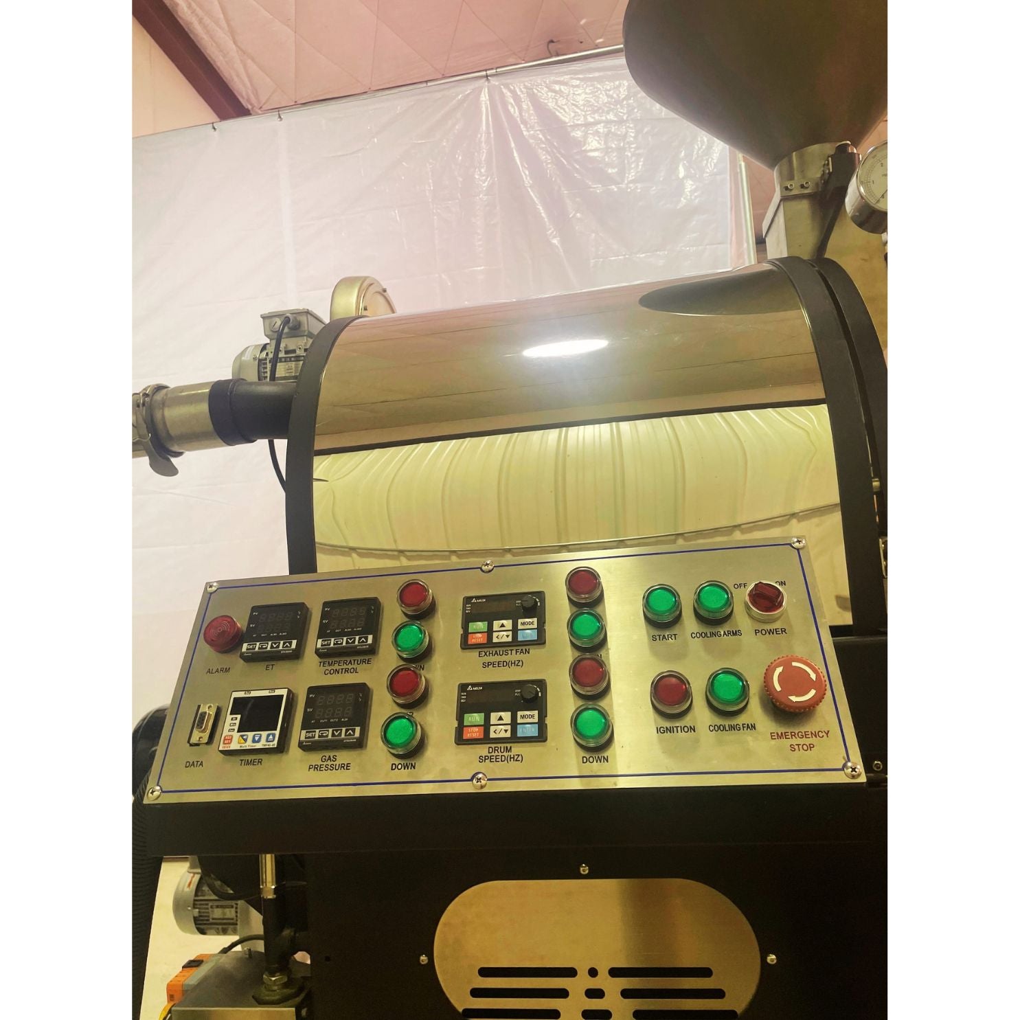 2019 10kg Mill City Roasters NC010-G used coffee roaster control panel