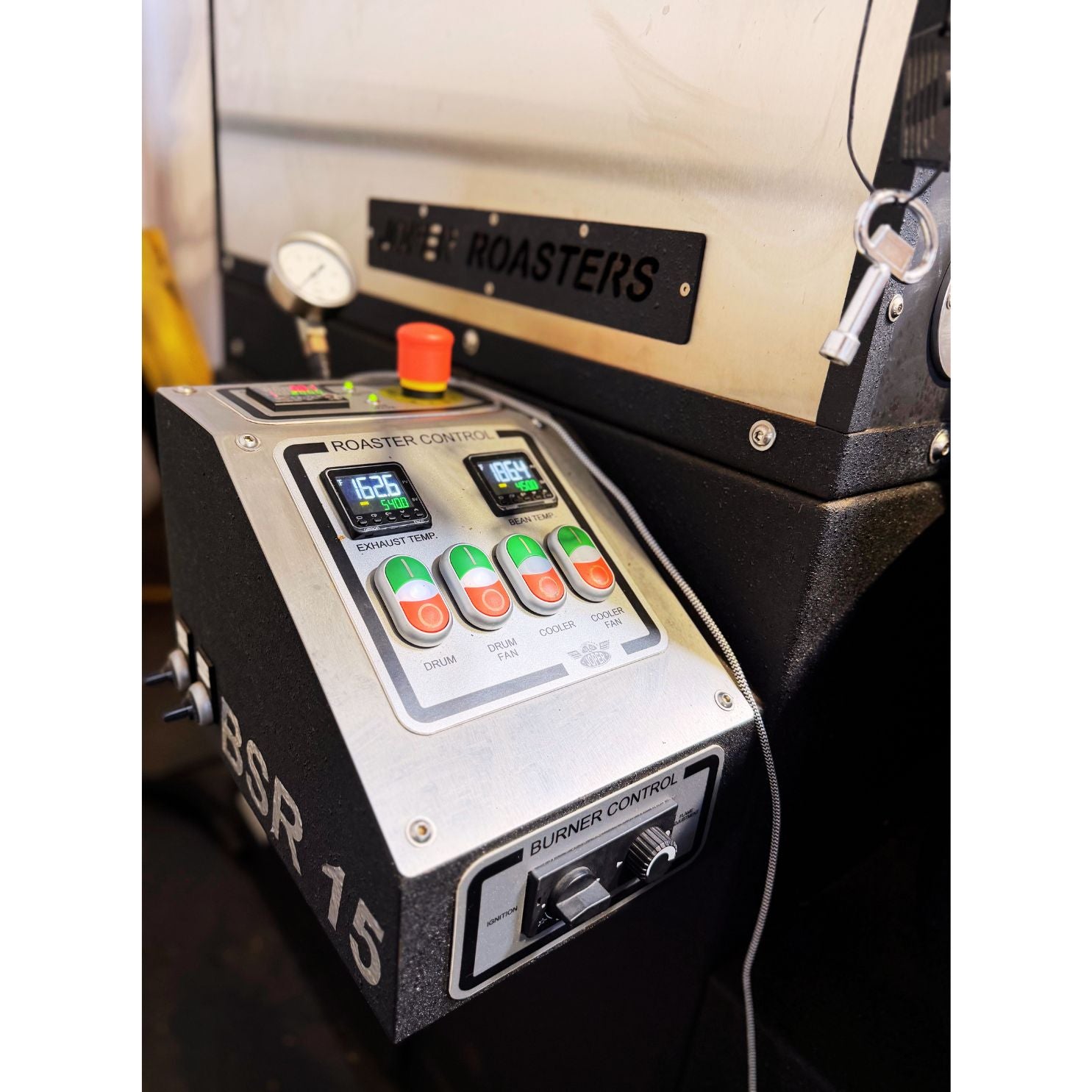 2018 15kg Joper BSR-15 used coffee roaster control panel