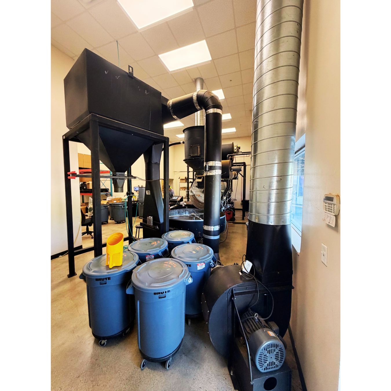 Classic 90kg Probat G90 used coffee roaster  bins
