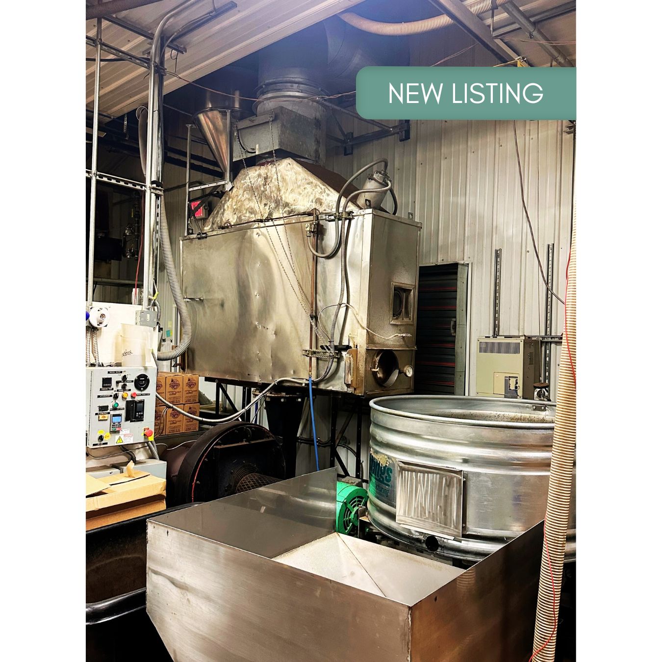 1986 140kg Sivetz used coffee roaster new listing