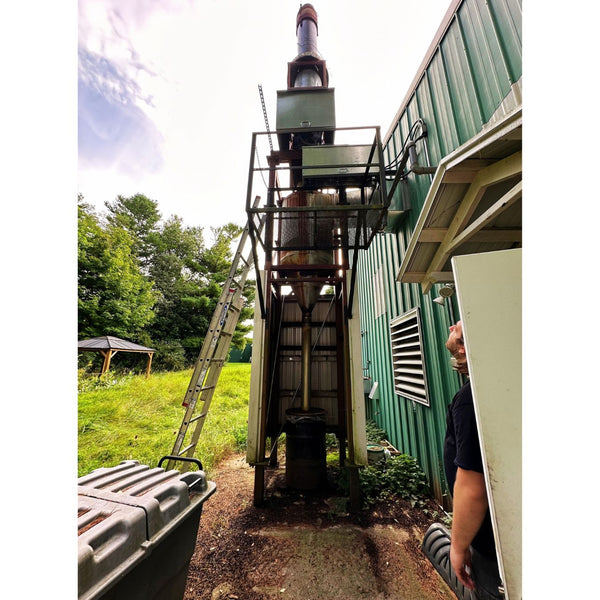 1986 140kg Sivetz used coffee roaster outside